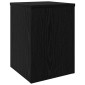 vidaXL Βάση φυτών 2 τμχ. Μαύρη Οξυά 25 x 25 x 35 cm Επεξεργασμένο Ξύλο