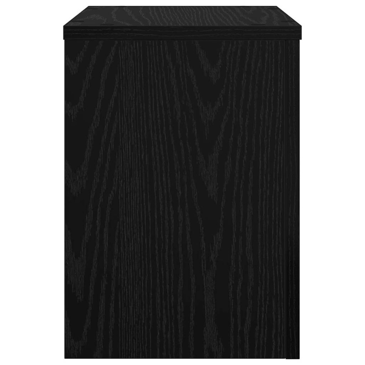 vidaXL Βάση φυτών 2 τμχ. Μαύρη Οξυά 25 x 25 x 35 cm Επεξεργασμένο Ξύλο