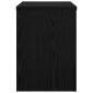 vidaXL Βάση φυτών 2 τμχ. Μαύρη Οξυά 25 x 25 x 35 cm Επεξεργασμένο Ξύλο