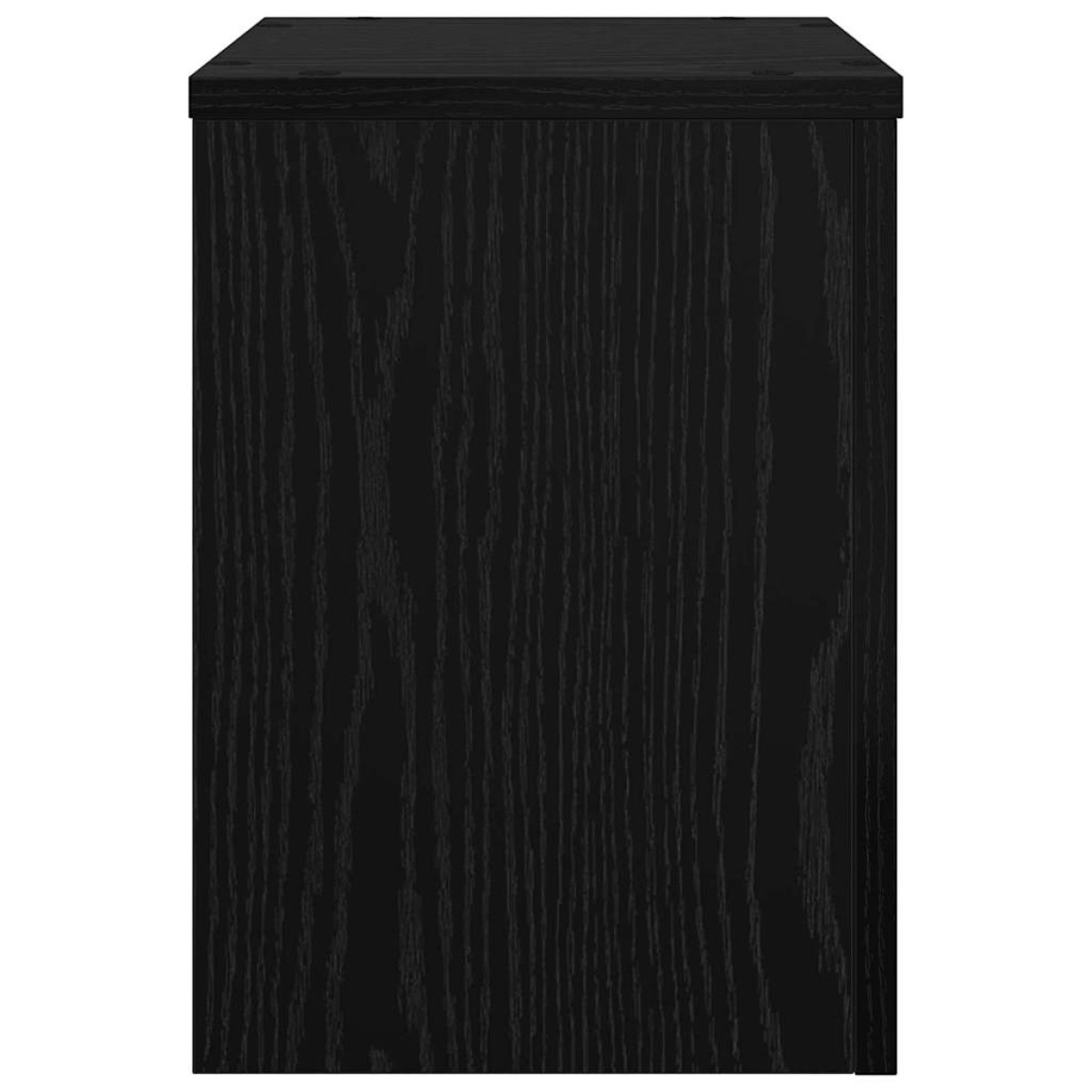 vidaXL Βάση φυτών 2 τμχ. Μαύρη Οξυά 25 x 25 x 35 cm Επεξεργασμένο Ξύλο