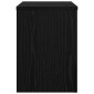 vidaXL Βάση φυτών 2 τμχ. Μαύρη Οξυά 25 x 25 x 35 cm Επεξεργασμένο Ξύλο