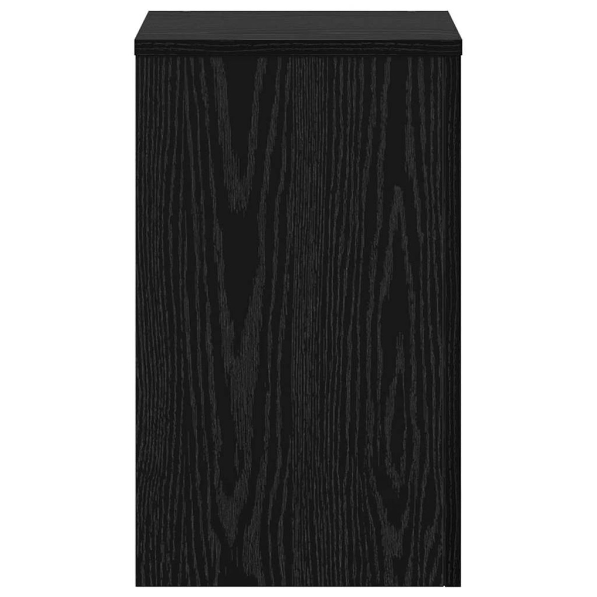 vidaXL Βάση φυτών 2 τμχ. Μαύρη Οξυά 30 x 30 x 50 cm Επεξεργασμένο Ξύλο