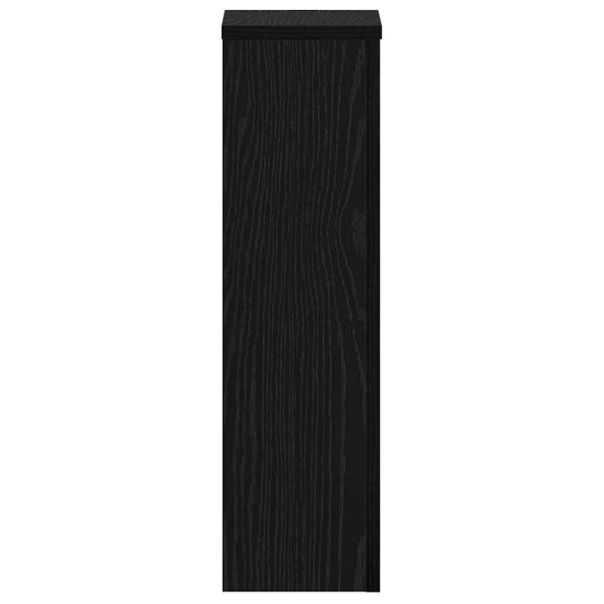 vidaXL Βάση φυτών 2 τμχ. Μαύρη Οξυά 17 x 17 x 60 cm Επεξεργασμένο Ξύλο