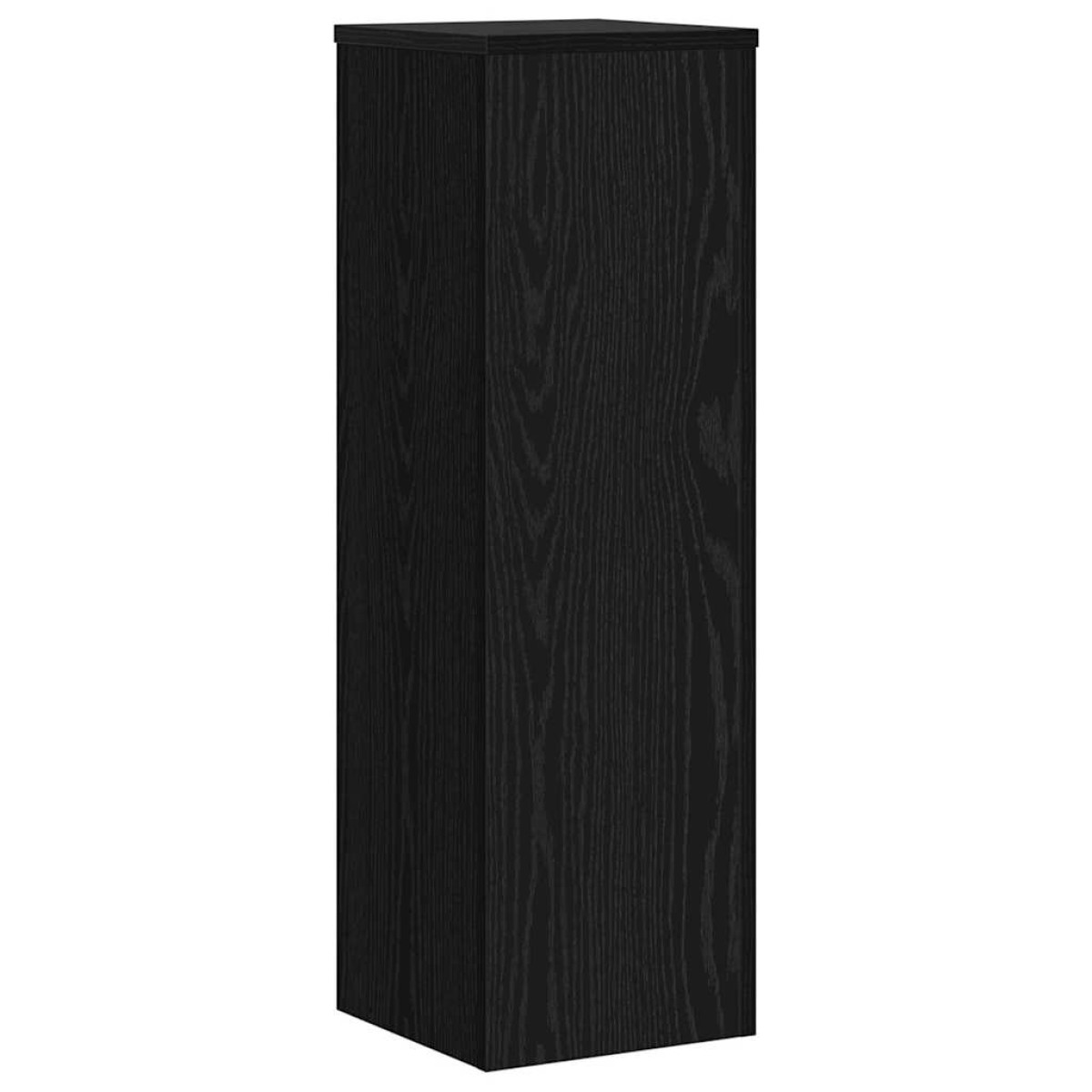 vidaXL Βάση φυτών 2 τμχ. Μαύρη Οξυά 25 x 25 x 80 cm Επεξεργασμένο Ξύλο