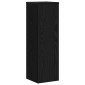 vidaXL Βάση φυτών 2 τμχ. Μαύρη Οξυά 25 x 25 x 80 cm Επεξεργασμένο Ξύλο
