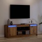 vidaXL Μονάδες TV 139,5 x 34 x 50 εκ Καφέ Επεξεργασμένο ξύλο
