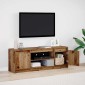 vidaXL Μονάδες TV 139,5 x 34 x 50 εκ Καφέ Επεξεργασμένο ξύλο