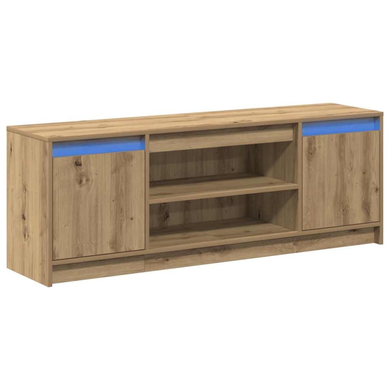 vidaXL Μονάδες TV 139,5 x 34 x 50 εκ Καφέ Επεξεργασμένο ξύλο