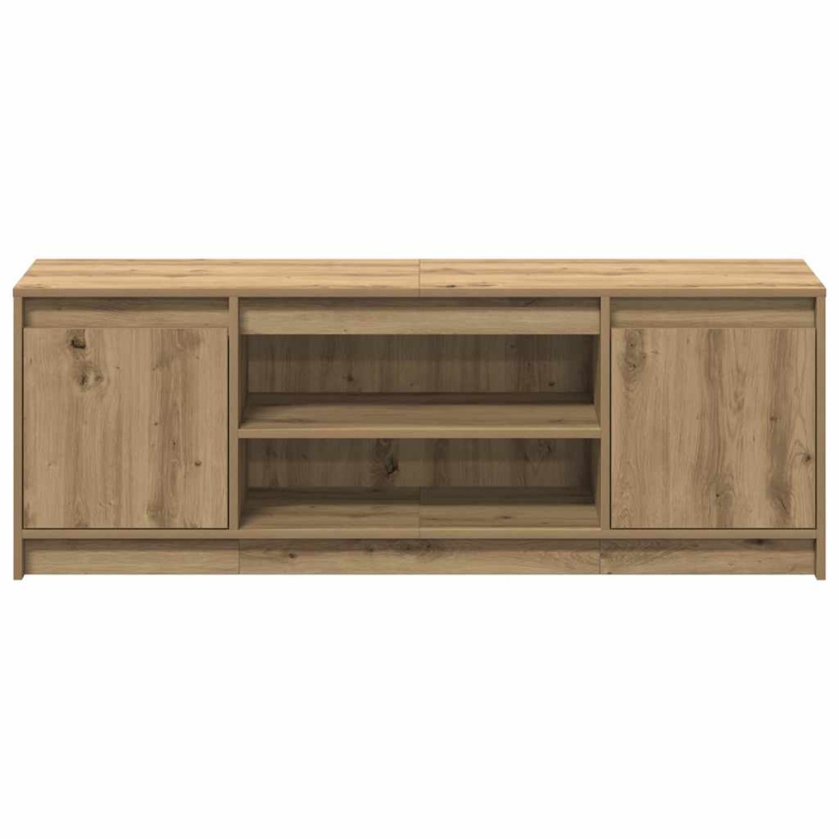 vidaXL Μονάδες TV 139,5 x 34 x 50 εκ Καφέ Επεξεργασμένο ξύλο