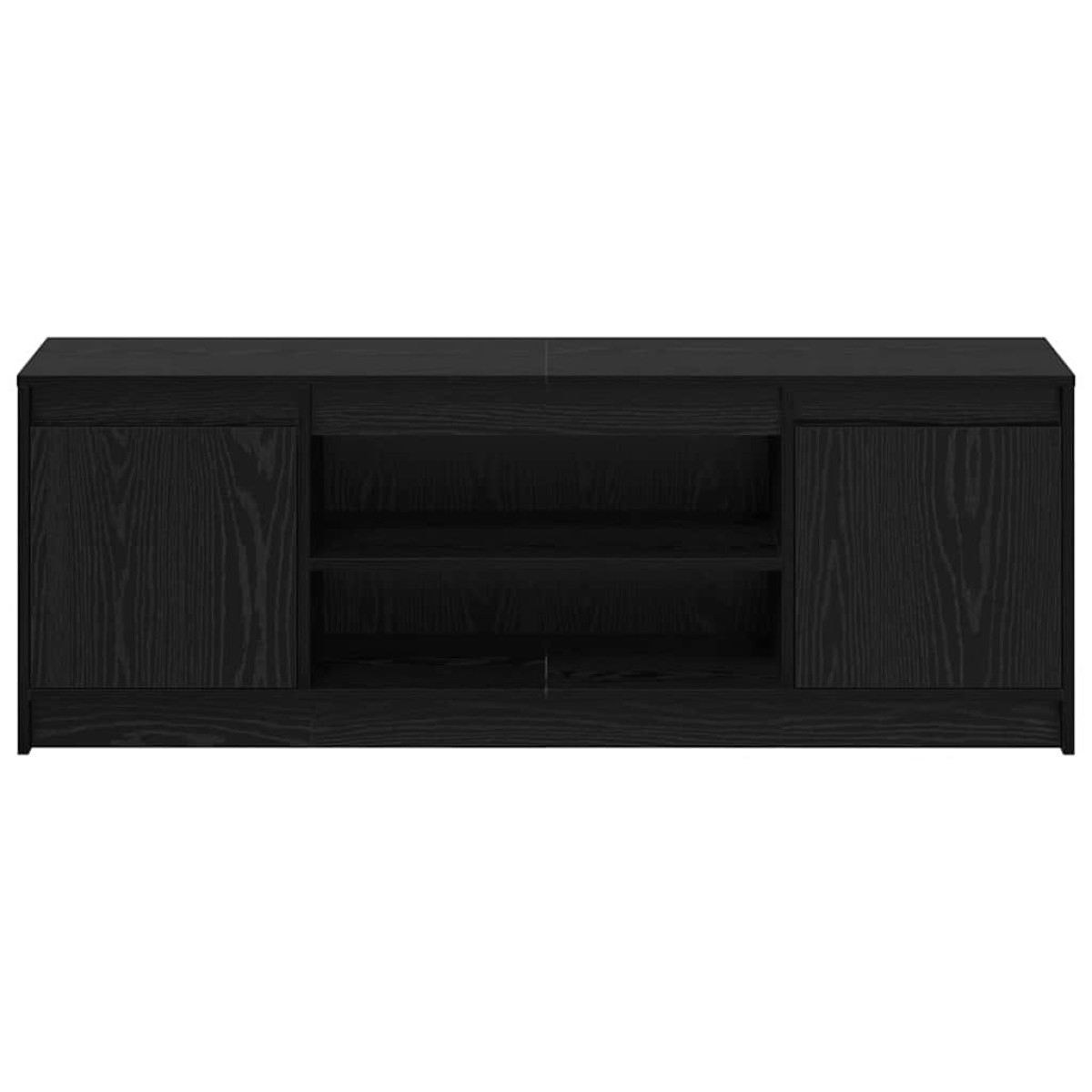 vidaXL Μονάδες TV 139,5 x 34 x 50 εκ Μαύρο Επεξεργασμένο ξύλο