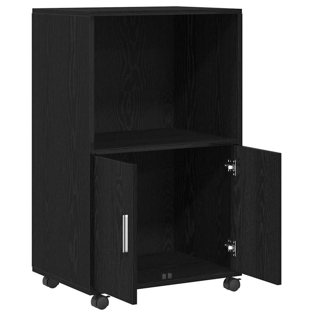 vidaXL Ντουλαπιού Μαύρη Οξυά 55 x 40 x 82 εκ
