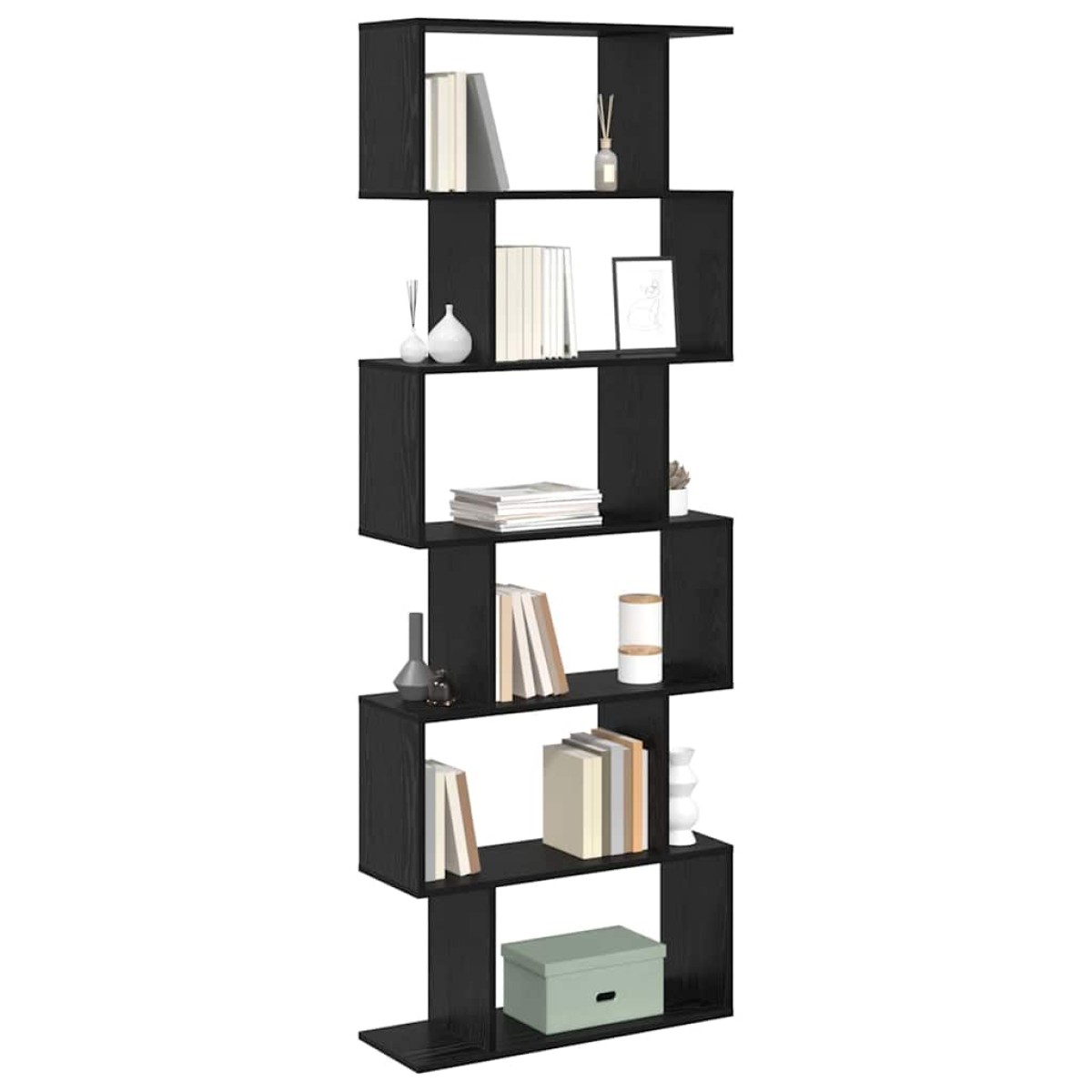 vidaXL Βιβλιοθήκη 6 επίπεδα 70 x 24 x 193,5 εκ. Επεξεργασμένο Ξύλο