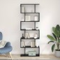 vidaXL Βιβλιοθήκη 6 επίπεδα 70 x 24 x 193,5 εκ. Επεξεργασμένο Ξύλο
