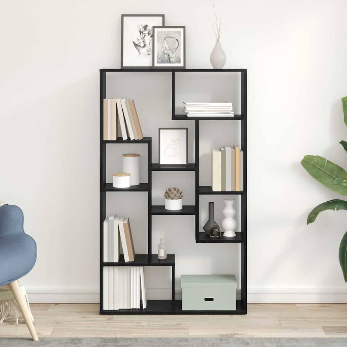 vidaXL Βιβλιοθήκη 8 επίπεδα 72 x 20 x 120,5 εκ Επεξεργασμένο Ξύλο