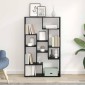 vidaXL Βιβλιοθήκη 8 επίπεδα 72 x 20 x 120,5 εκ Επεξεργασμένο Ξύλο