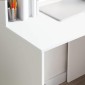 vidaXL Γραφείο Λευκό 91 x 50 x 149 εκ Επεξεργασμένο Ξύλο
