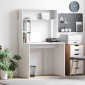 vidaXL Γραφείο Λευκό 91 x 50 x 149 εκ Επεξεργασμένο Ξύλο