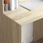 vidaXL Γραφείο Δρύς Sonoma 91 x 50 x 149 εκ Επεξεργασμένο Ξύλο