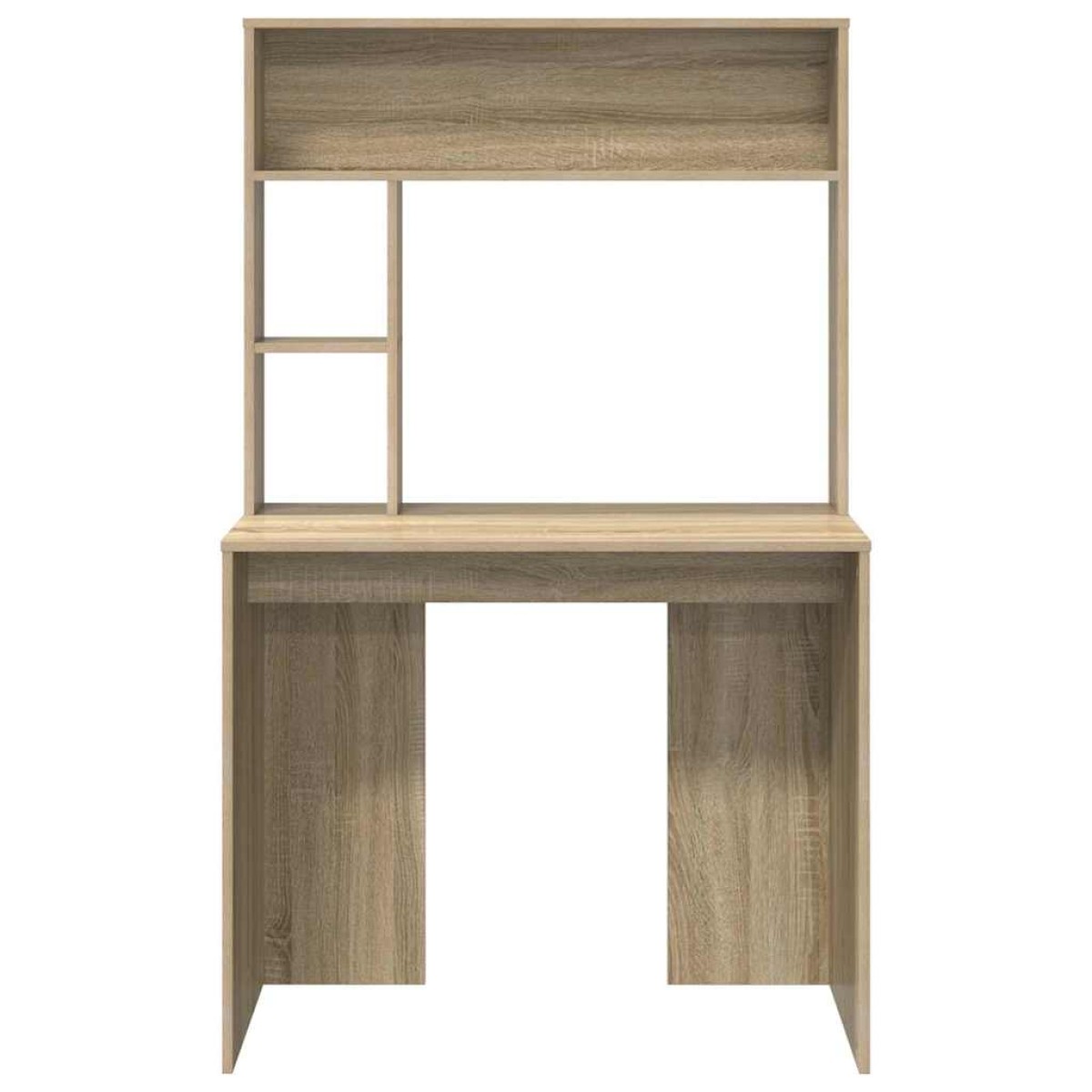 vidaXL Γραφείο Δρύς Sonoma 91 x 50 x 149 εκ Επεξεργασμένο Ξύλο