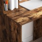 vidaXL Γραφείο Καπνιστό Δρύς 91 x 50 x 149 εκ Επεξεργασμένο Ξύλο