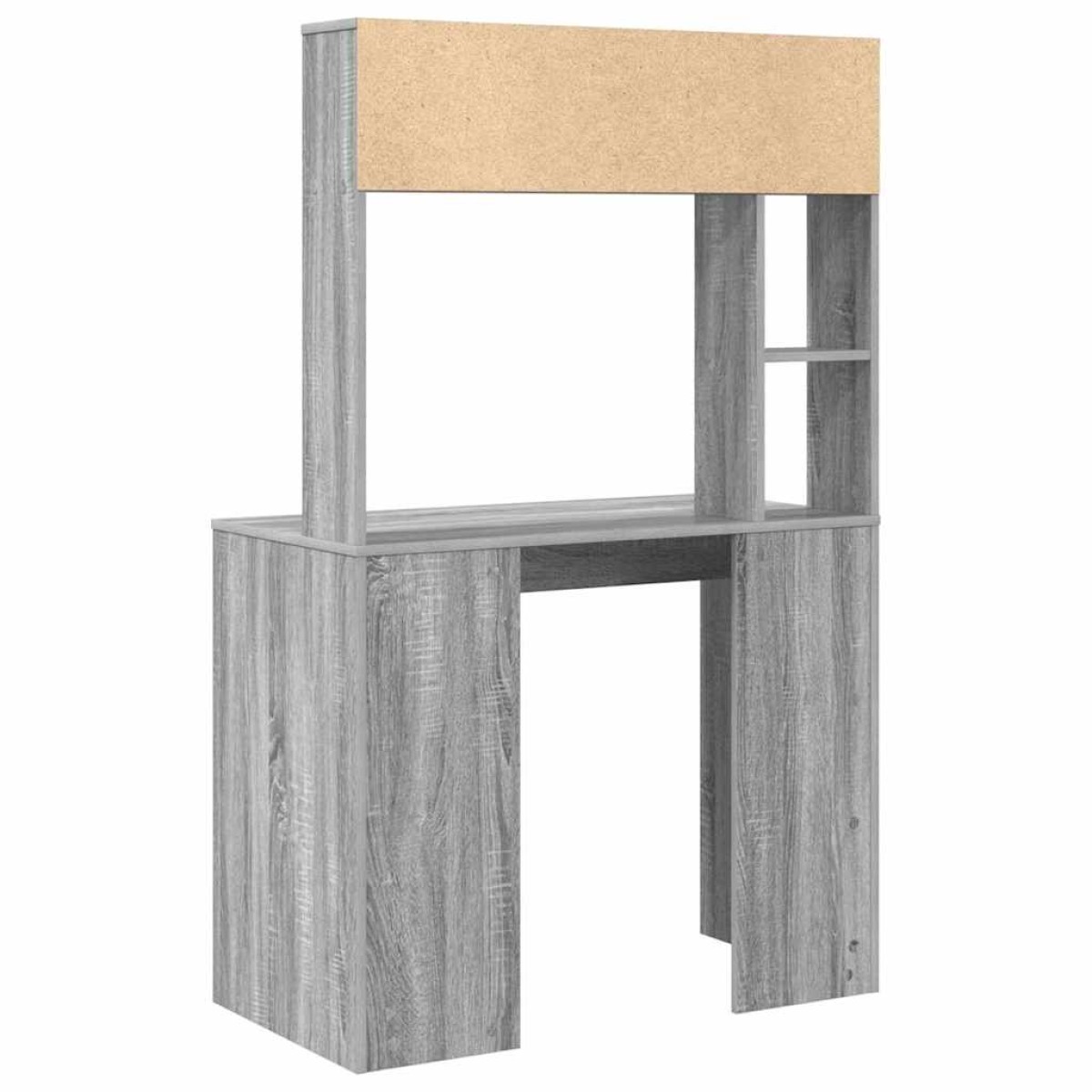 vidaXL Γραφείο Γκρίζο Σονομα 91 x 50 x 149 εκ Επεξεργασμένο Ξύλο