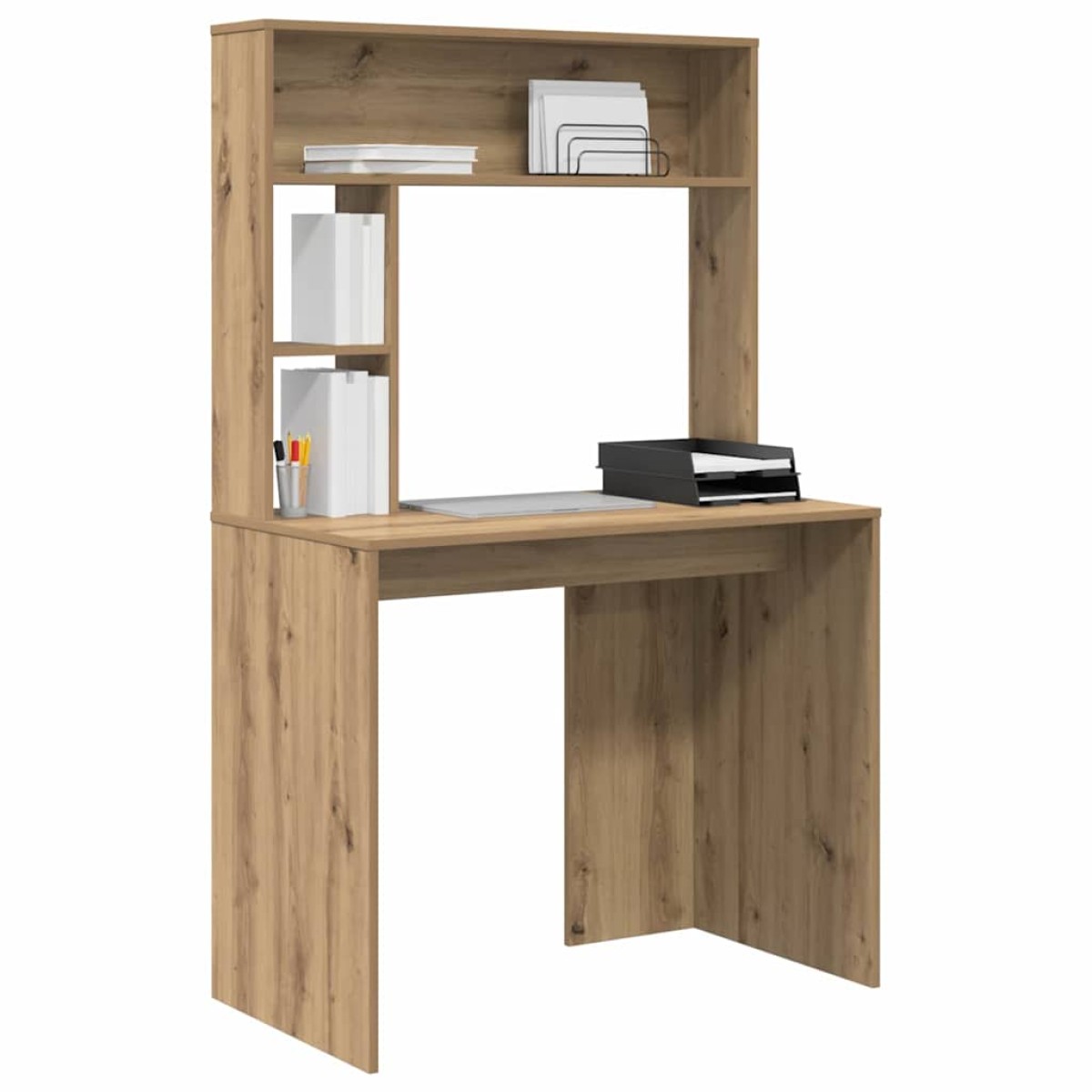 vidaXL Γραφείο Artisan Oak 91 x 50 x 149 εκ Επεξεργασμένο Ξύλο