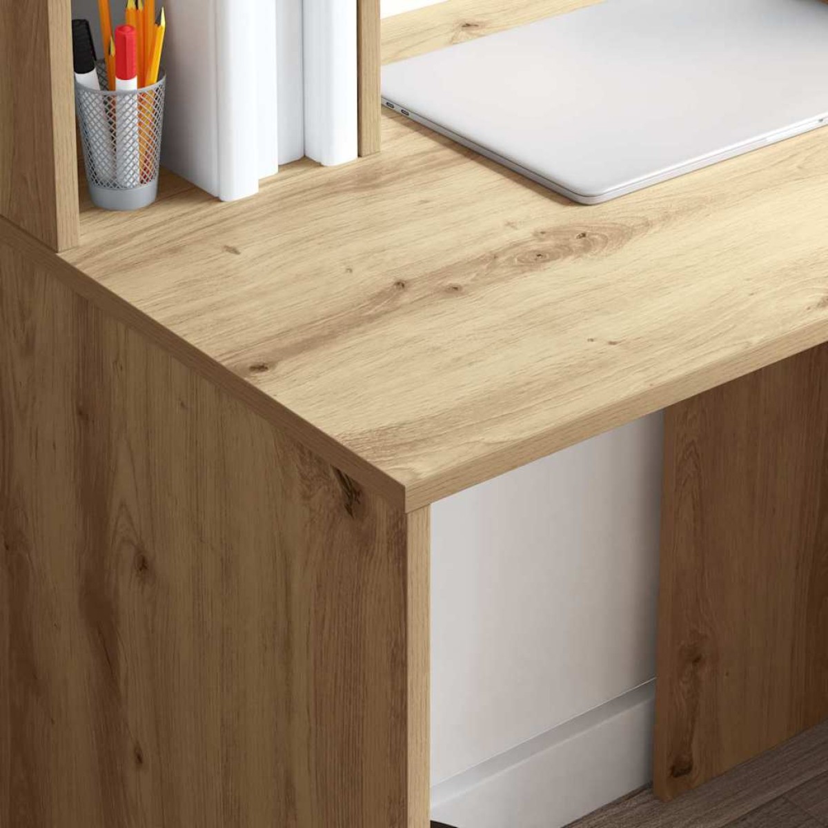 vidaXL Γραφείο Artisan Oak 91 x 50 x 149 εκ Επεξεργασμένο Ξύλο