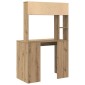 vidaXL Γραφείο Artisan Oak 91 x 50 x 149 εκ Επεξεργασμένο Ξύλο