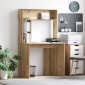vidaXL Γραφείο Artisan Oak 91 x 50 x 149 εκ Επεξεργασμένο Ξύλο