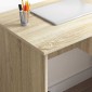 vidaXL Γραφείο Δρύς Sonoma 90 x 49 x 75 εκ Επεξεργασμένο Ξύλο