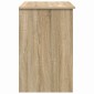 vidaXL Γραφείο Δρύς Sonoma 90 x 49 x 75 εκ Επεξεργασμένο Ξύλο