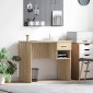 vidaXL Γραφείο Δρύς Sonoma 90 x 49 x 75 εκ Επεξεργασμένο Ξύλο
