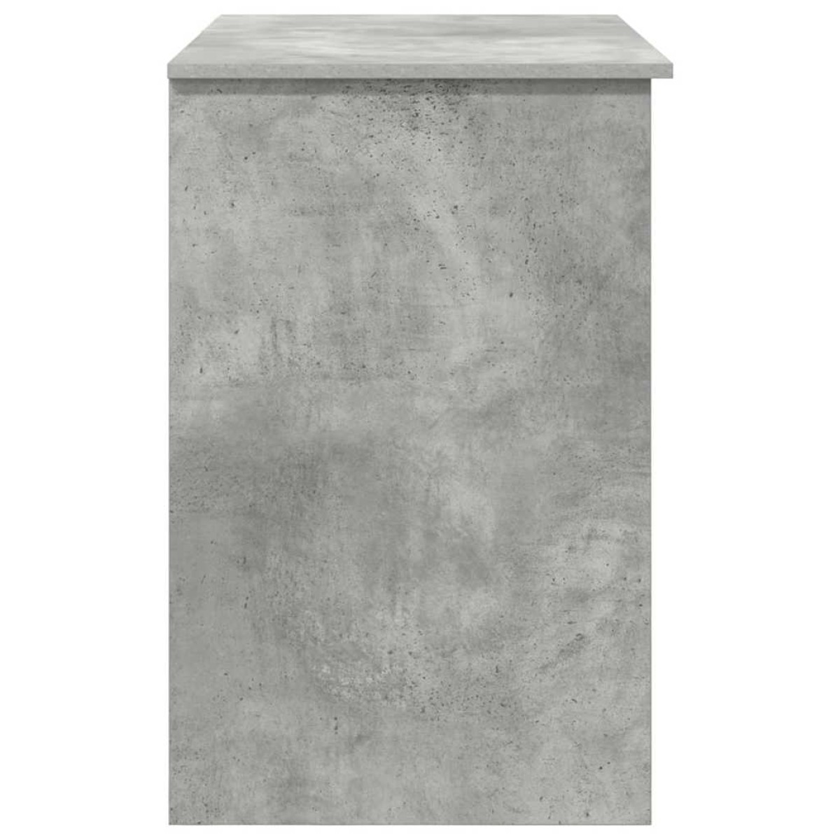 vidaXL Γραφείο Σκυρόδεμα Γκρι 90 x 49 x 75 εκ Επεξεργασμένο Ξύλο