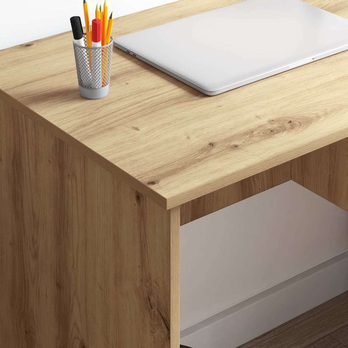vidaXL Γραφείο Artisan Oak 90 x 49 x 75 εκ Επεξεργασμένο Ξύλο