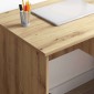 vidaXL Γραφείο Artisan Oak 90 x 49 x 75 εκ Επεξεργασμένο Ξύλο