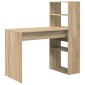 vidaXL Γραφείο Δρύς Sonoma Επεξεργασμένο Ξύλο 113 x 54 x 120 εκ.