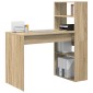 vidaXL Γραφείο Δρύς Sonoma Επεξεργασμένο Ξύλο 113 x 54 x 120 εκ.