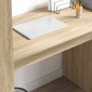 vidaXL Γραφείο Δρύς Sonoma Επεξεργασμένο Ξύλο 113 x 54 x 120 εκ.