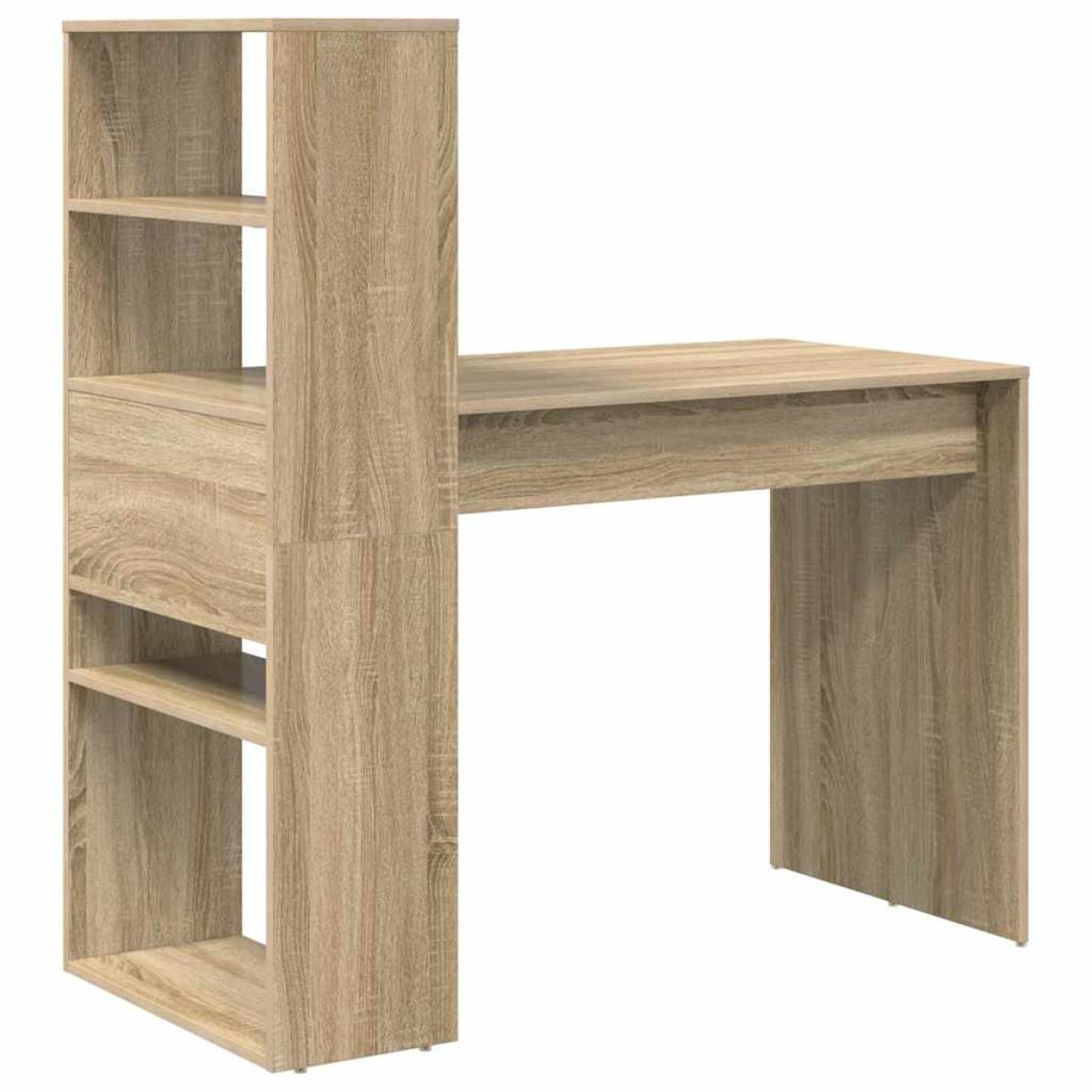 vidaXL Γραφείο Δρύς Sonoma Επεξεργασμένο Ξύλο 113 x 54 x 120 εκ.