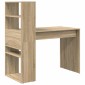 vidaXL Γραφείο Δρύς Sonoma Επεξεργασμένο Ξύλο 113 x 54 x 120 εκ.