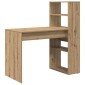 vidaXL Γραφείο Artisan Oak Επεξεργασμένο Ξύλο 113 x 54 x 120 εκ.