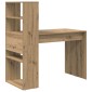 vidaXL Γραφείο Artisan Oak Επεξεργασμένο Ξύλο 113 x 54 x 120 εκ.