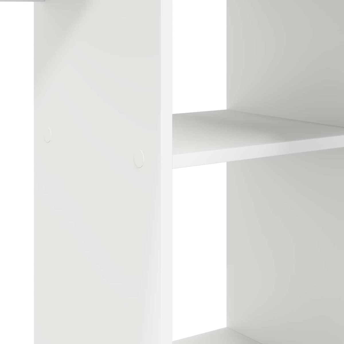 vidaXL Γραφείο Λευκό 142 x 102 x 73 εκ Επεξεργασμένο Ξύλο