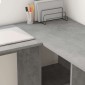 vidaXL Γραφείο Σκυρόδεμα Γκρι 142 x 102 x 73 εκ Επεξεργασμένο Ξύλο