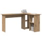 vidaXL Γραφείο Artisan Oak 142 x 102 x 73 εκ Επεξεργασμένο Ξύλο