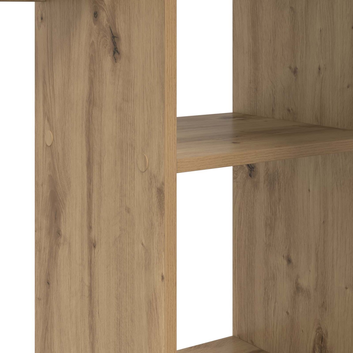 vidaXL Γραφείο Artisan Oak 142 x 102 x 73 εκ Επεξεργασμένο Ξύλο