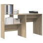 vidaXL Γραφείο Δρύς Sonoma Επεξεργασμένο Ξύλο 131,5 x 50 x 106,5 εκ.