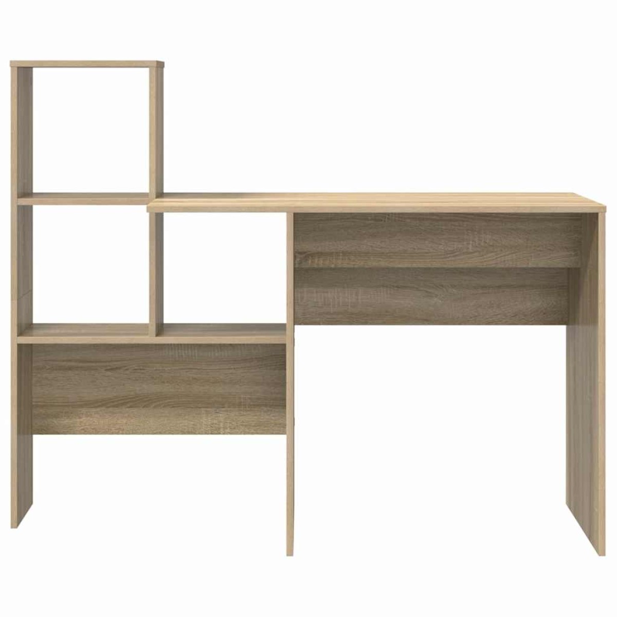 vidaXL Γραφείο Δρύς Sonoma Επεξεργασμένο Ξύλο 131,5 x 50 x 106,5 εκ.