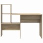 vidaXL Γραφείο Δρύς Sonoma Επεξεργασμένο Ξύλο 131,5 x 50 x 106,5 εκ.