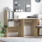 vidaXL Γραφείο Δρύς Sonoma Επεξεργασμένο Ξύλο 131,5 x 50 x 106,5 εκ.